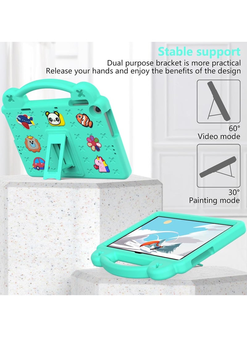 VKL Case Compatible with Honor Pad X8 10.1" 2022 /Honor Pad X8 Lite/Huawei MatePad SE 10.1" 2022/MatePad T10s 10.1"/MatePad T10 9.7"/Enjoy Tablet 2 10.1", Handle/Shoulder Strap, Mint Green - Image 4