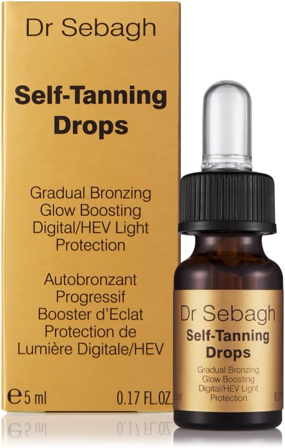 Dr. Sebagh Dr Sebagh SelfTanning Drops 5 ml StreakFree ScentFree Enjoy SunFree Golden Radiance In Just A Few Hours Mix with Moisturiser for Easy Application Create Gently Bronzed Tan Skin - Image 1