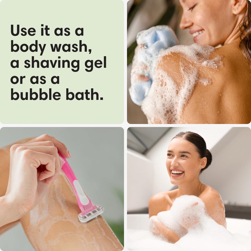 ShiKai Daily Moisturizing Shower Gel (Gardenia, 12oz, Pack of 2) | Gentle Formula | Aloe Vera & Oatmeal for Soft, Healthy Skin | Dry Skin Relief - Image 5