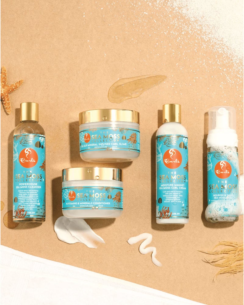 CURLS Sea Moss 92 Vitamins & Minerals Conditioner - Promotes Healthy Hair Growth - Maximum Hydration - Encourages Production of Sebum - For All Curl Types 8oz - Image 4