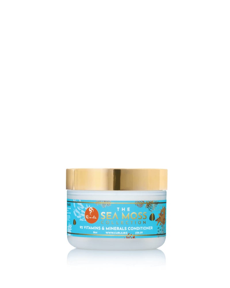 CURLS Sea Moss 92 Vitamins & Minerals Conditioner - Promotes Healthy Hair Growth - Maximum Hydration - Encourages Production of Sebum - For All Curl Types 8oz - Image 1