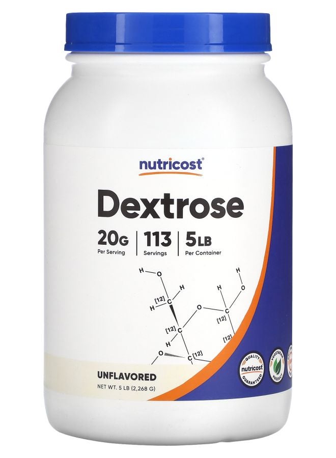 Nutricost ديكستروز بدون نكهة 5 رطل (2268 جرام)