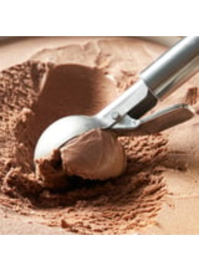 أيكيا مغرفة آيس كريم و حلويات احترافية - ستينلس ستيل مع آلية تحرير فورية - سهولة الاستخدام والتنظيف - Image 2