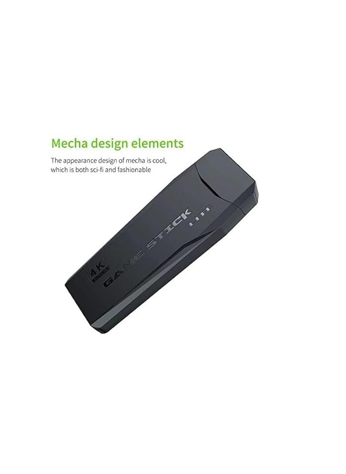 Generic - 4K HD Game Console Video Game Console 2.4G Dual Wireless Controller Retro TV Game Console 64GB Retro 10000 Game Stick - Image 1