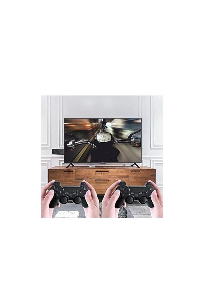 Generic - 4K HD Game Console Video Game Console 2.4G Dual Wireless Controller Retro TV Game Console 64GB Retro 10000 Game Stick - Image 1