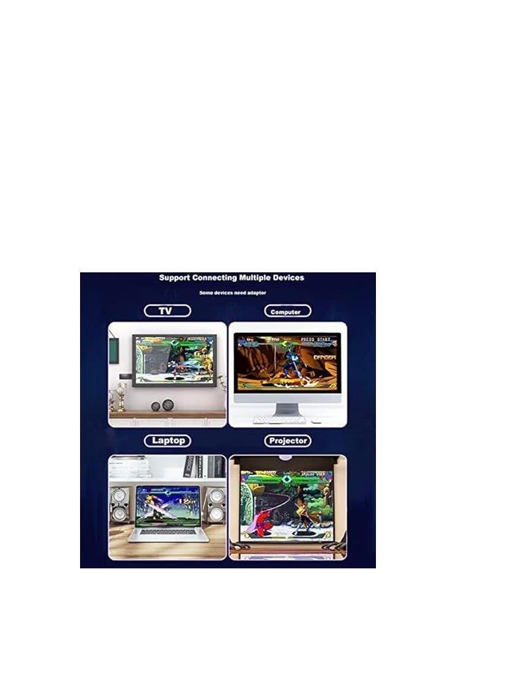 Generic - 4K HD Game Console Video Game Console 2.4G Dual Wireless Controller Retro TV Game Console 64GB Retro 10000 Game Stick - Image 1