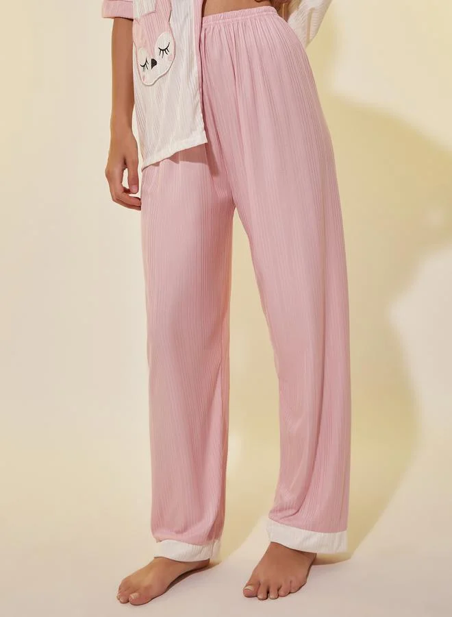 Take Two Fox Patch Pocket Detail Shirt, Shorts and Pyjama Set