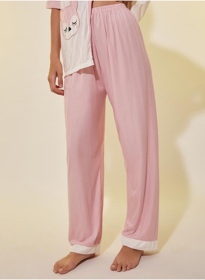 Take Two Fox Patch Pocket Detail Shirt, Shorts and Pyjama Set  - Image 4