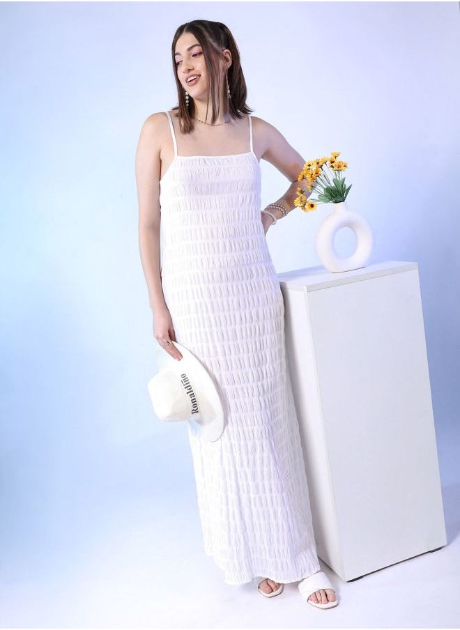 Freehand - Women Fit and Flared Casual Solid Long Dress - Image 1