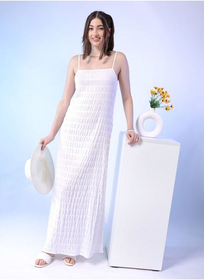 Freehand - Women Fit and Flared Casual Solid Long Dress - Image 1