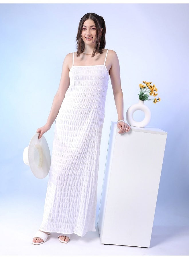 Freehand - Women Fit and Flared Casual Solid Long Dress - Image 1
