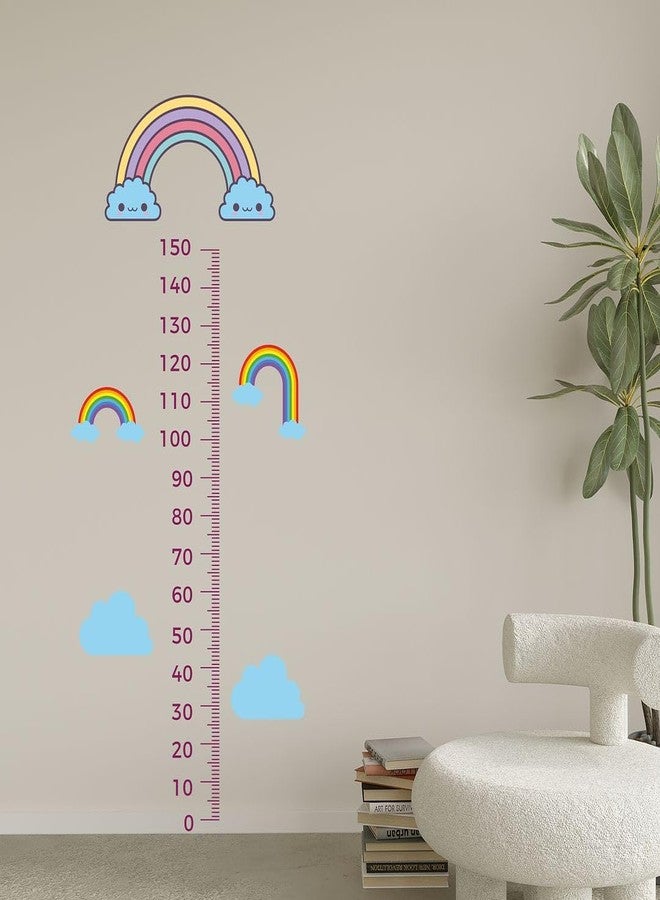 CVANU Height Measuring Scale Self-Adhesive Vinyl Wall Sticker for Wall Decoration (31.8inX73.4in)_S277 - Image 3