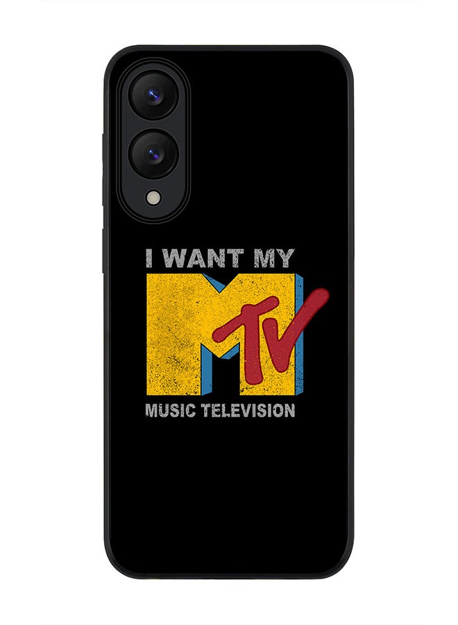 Stylizedd For Samsung Galaxy S25 Edge Case,Slim fit Camera Protection, Shockproof Thin Phone cover  - I want my mtv