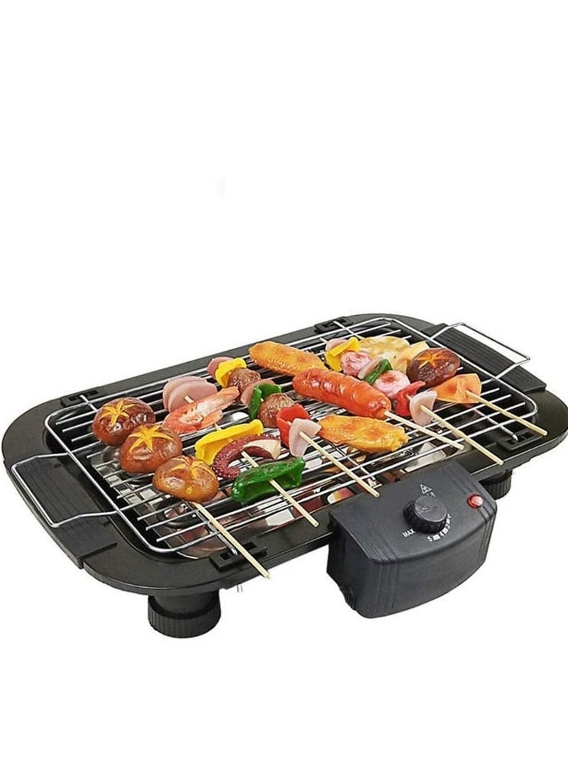 Gravity Smokeless Indoor/Outdoor Electric Grill Portable Tabletop Grill Kitchen BBQ Grills Adjustable Temperature Control,Removable Water Filled Drip Tray,2000W,Black  - Image 4