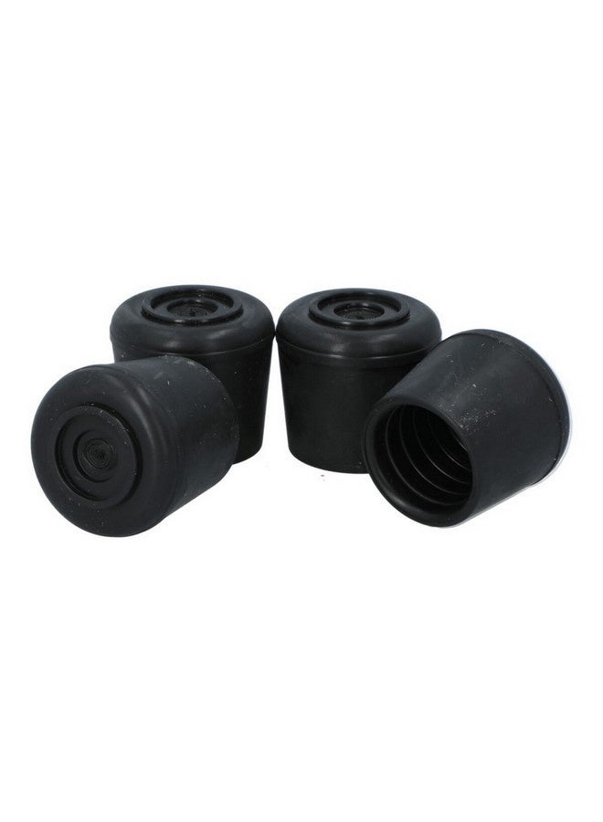 ماجيك سلايدرز 4 قطع من أطراف مطاطية متينة لأرجل الأثاث باللون الأسود مقاس 7/8 بوصة 97377 - Image 1