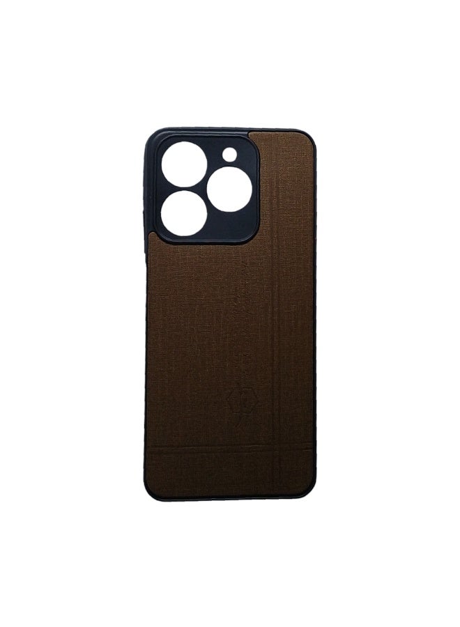 Phone Back Cover leather for Realme C63 brown - Image 3