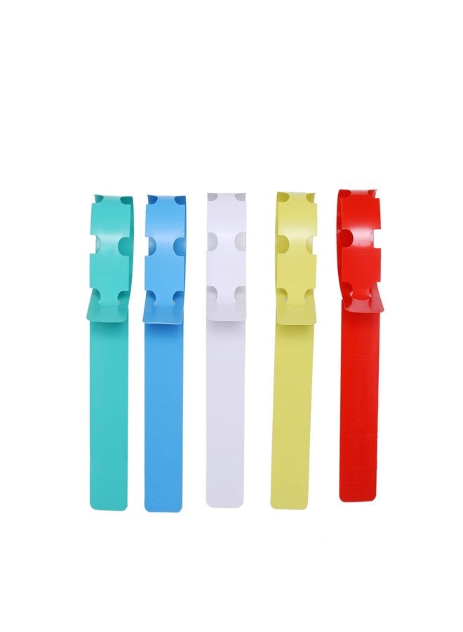 MgTech 500 Pcs Wrap Around Adjustable Plant Tree Hanging Tags, Plastic Nursery Garden Waterproof Labels, Large Writing Surface (20x2cm, 5 Colors) - Image 3