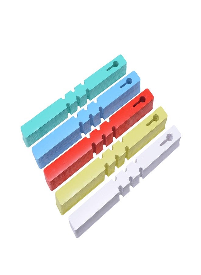 MgTech 500 Pcs Wrap Around Adjustable Plant Tree Hanging Tags, Plastic Nursery Garden Waterproof Labels, Large Writing Surface (20x2cm, 5 Colors) - Image 2