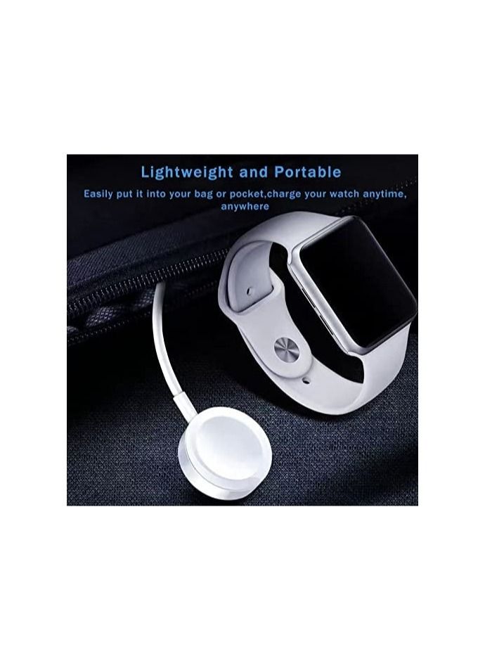 ELTRAZONE Watch Charger for iWatch Wireless Magnetic Charging Cable Cord Compatible with Apple Watch Series SE 7 6 5 4 3 2 1 - Image 4