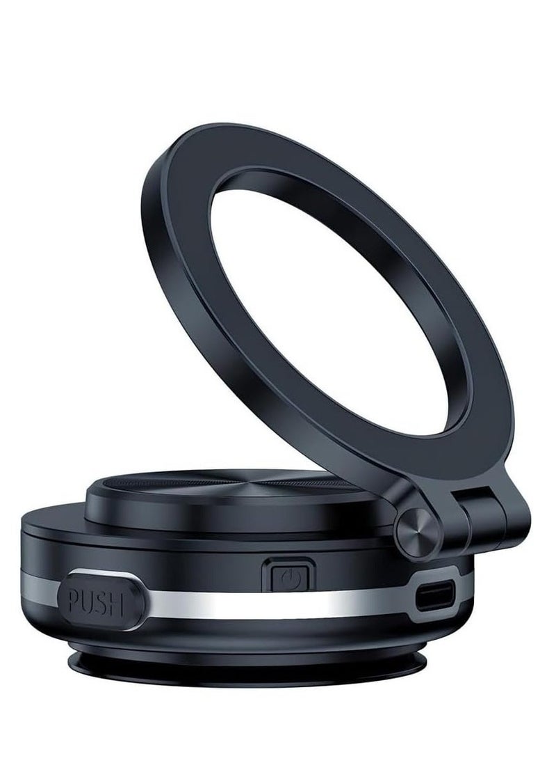 New Universal Car Phone Holder Mount for iPhone16  Pro - 20 Strong Magnets with 360° Rotation (Black) - Image 1