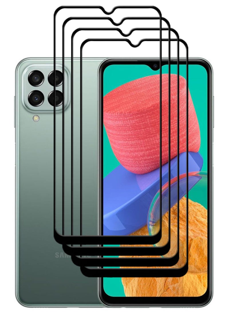 ACLIX 4 Pieces Antistatic ESD Dustproof Premium Quality High Definition Tempered Glass Screen Protector Designed For Samsung Galaxy M33 - Image 1