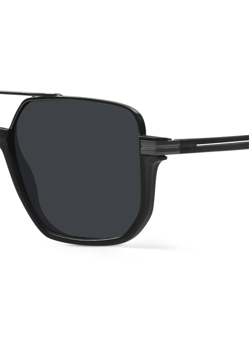 Woggles Stylish Polarized Hexagonal Sunglasses| 100% UV Protected| Men & Women
