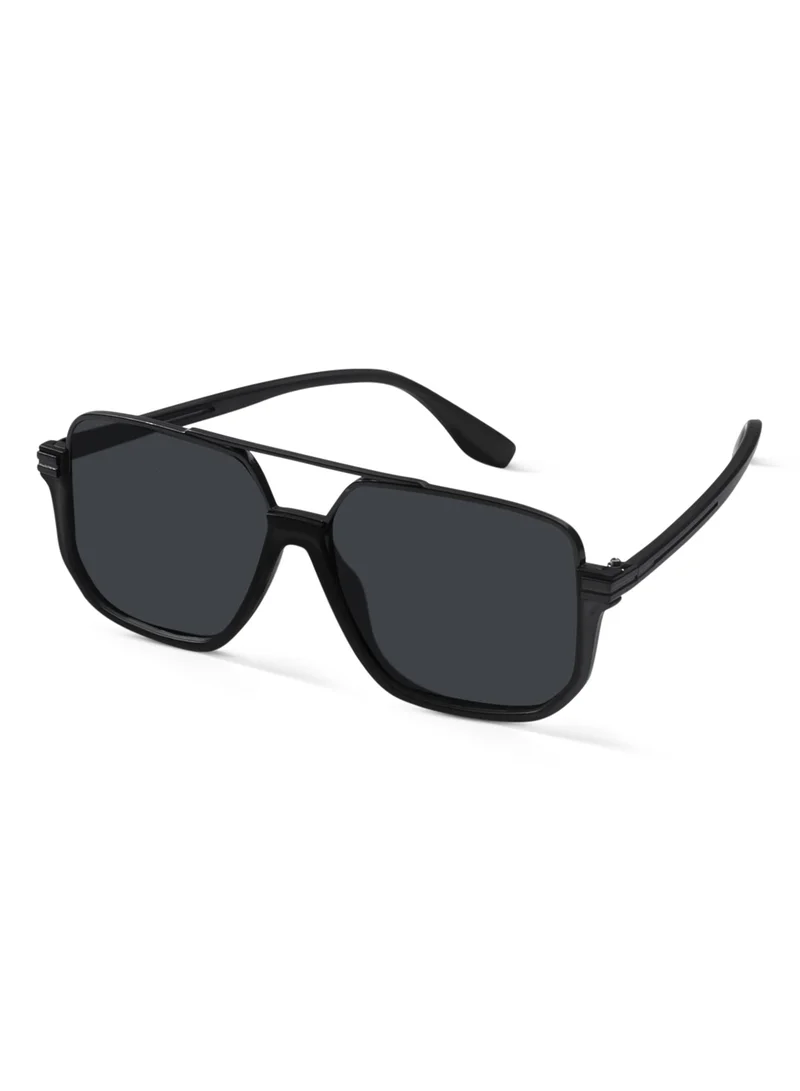 Woggles Stylish Polarized Hexagonal Sunglasses| 100% UV Protected| Men & Women