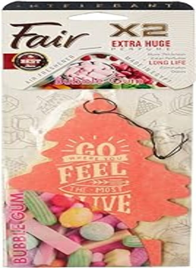 Fair x2 card Freshener bubble gum - for car
