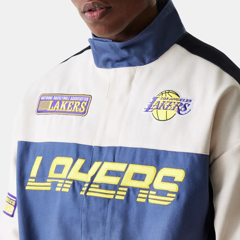 NEW ERA Men's NBA Los Angeles Lakers Motorsport Jacket