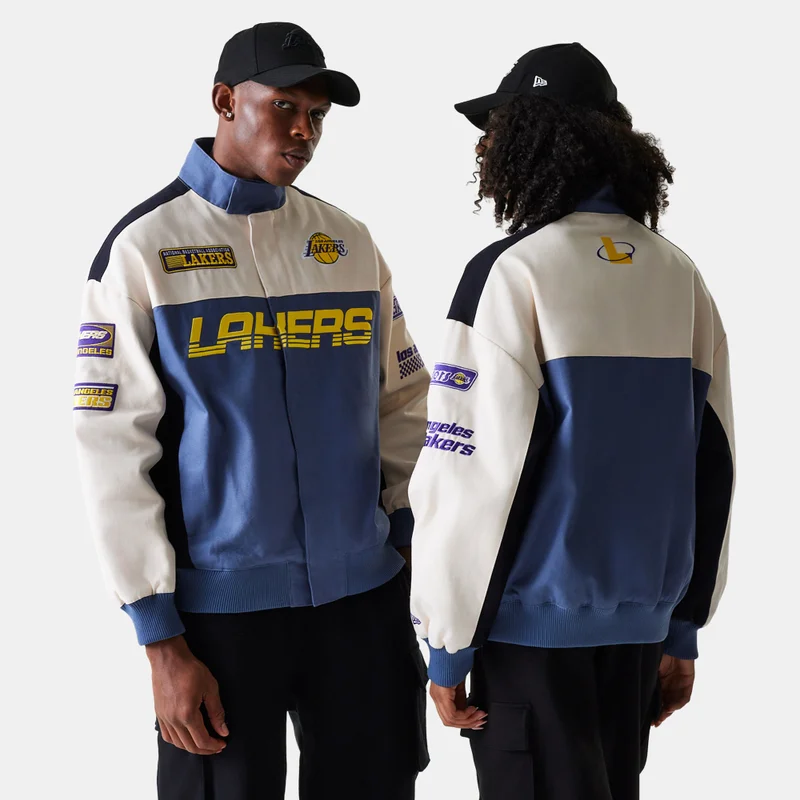 NEW ERA Men's NBA Los Angeles Lakers Motorsport Jacket