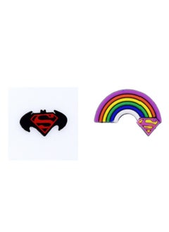 2-Pieces Superman Brooch