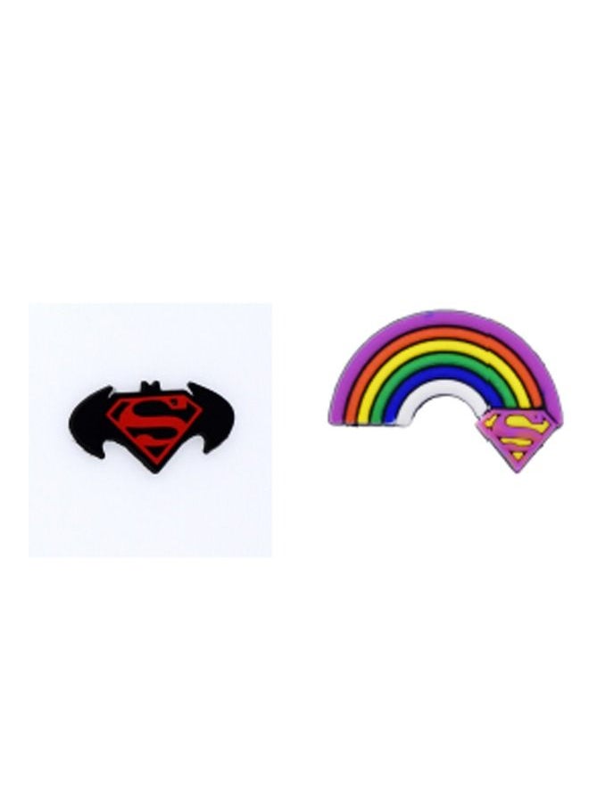 5esha - 2-Pieces Superman Brooch - Image 1