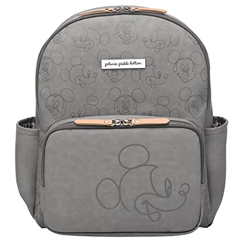 Petunia Pickle Bottom District Diaper Bag Backpack for On-The-Go Parents, Stylish, Spacious & Secure, Lightweight & Easy to Clean, Perfect for Everyday Use (Love Mickey Mouse) - Image 1