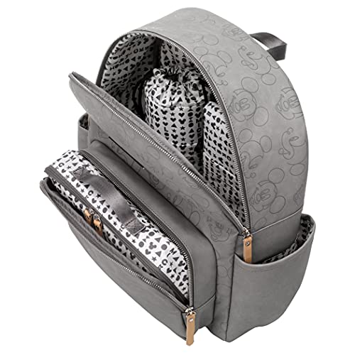 Petunia Pickle Bottom District Diaper Bag Backpack for On-The-Go Parents, Stylish, Spacious & Secure, Lightweight & Easy to Clean, Perfect for Everyday Use (Love Mickey Mouse) - Image 3