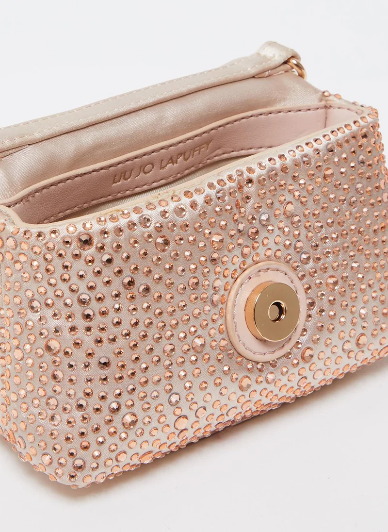 Liu Jo LaPuffy bag with rhinestones