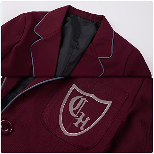 Cos-Animefly Musical School Uniform Cosplay Set with Coat and Tie Inspired Outfit for All Ages Halloween Party Costume - Image 5