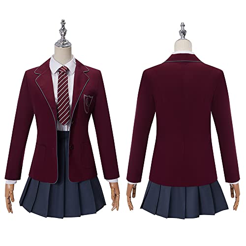 Cos-Animefly Musical School Uniform Cosplay Set with Coat and Tie Inspired Outfit for All Ages Halloween Party Costume - Image 2