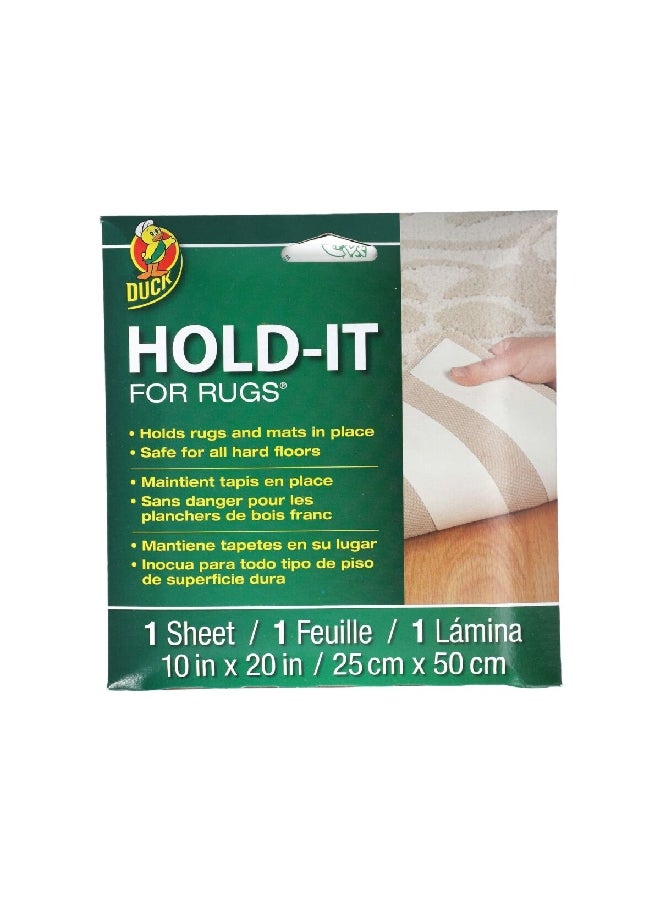 Duck Hold-It for Rugs Anti-Slip Adhesive Strip White 10 x 20 Inch 260485 - Image 2
