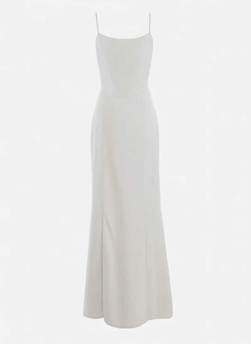 Lichi Maxi dress with corset bodice