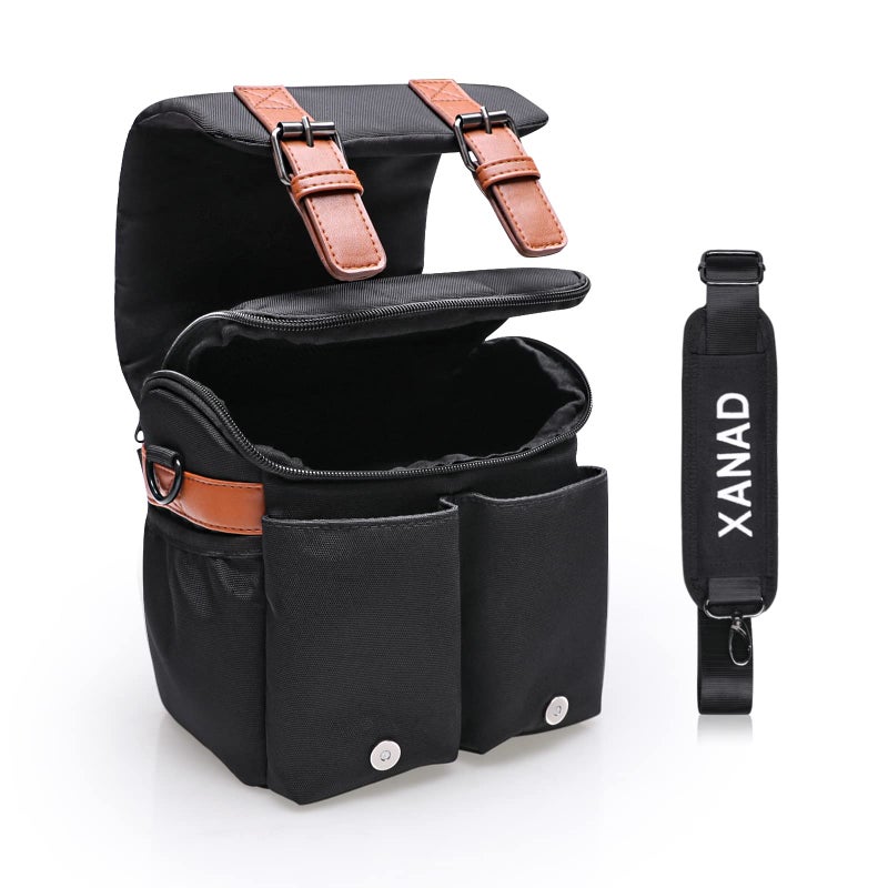 XANAD DSLR Camera Bag for Canon EOS Rebel T7/R50/R6 Mark II/R100/R50 V/T6/R8/R10/R5 Mark II DSLR Camera,SLR/Mirrorless Case for Canon/Nikon/Samsung/Olympus/Panasonic(Carrying Bag) - Image 1