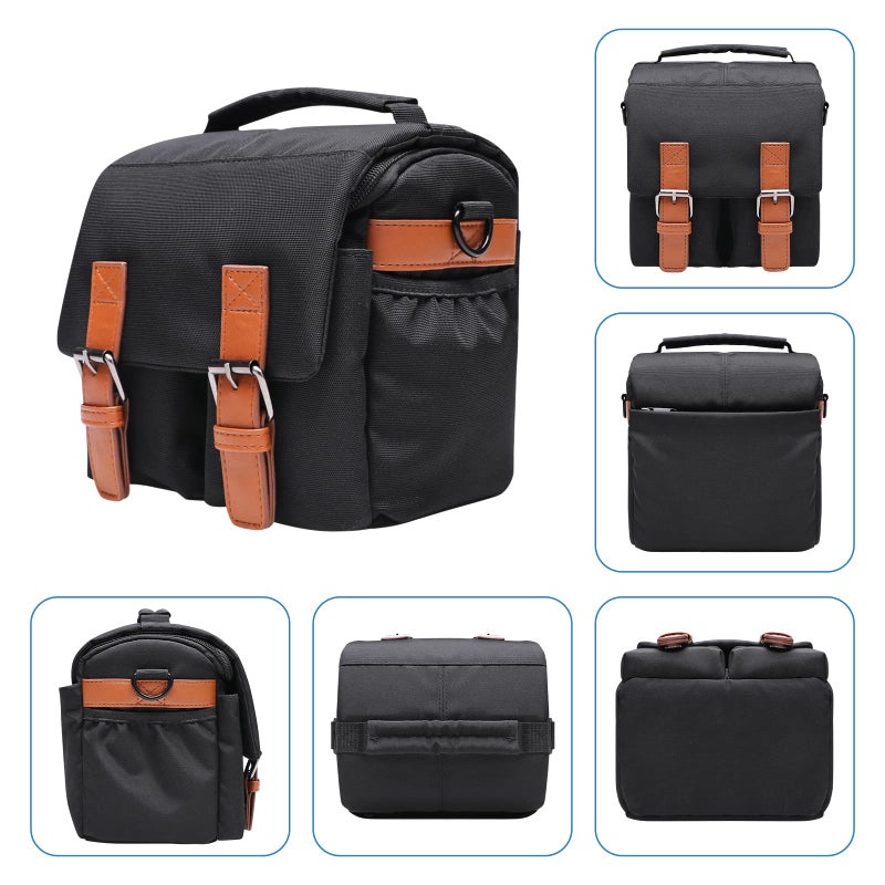 XANAD DSLR Camera Bag for Canon EOS Rebel T7/R50/R6 Mark II/R100/R50 V/T6/R8/R10/R5 Mark II DSLR Camera,SLR/Mirrorless Case for Canon/Nikon/Samsung/Olympus/Panasonic(Carrying Bag) - Image 2