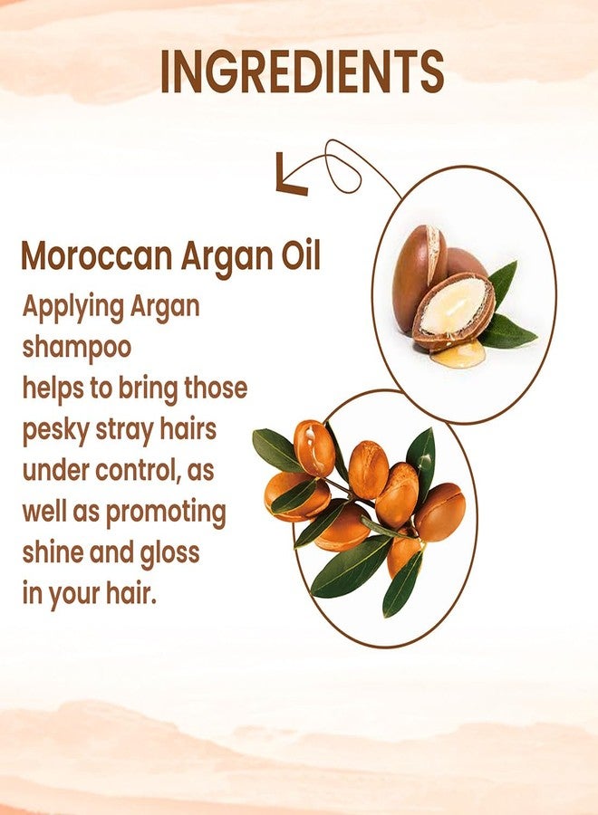 TRUNEXT Moroccan Argan Shampoo For Women - Sulfate-Free, Volumizing & Moisturizing Hair Care For All Hair Types 600 ML - Image 5