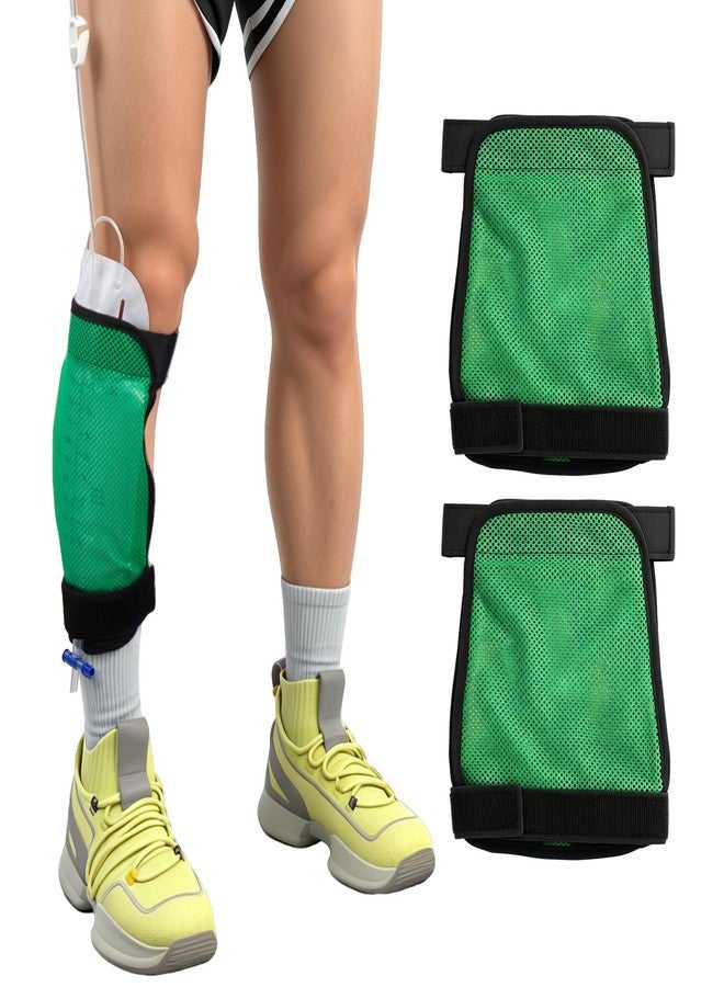 ZXMOBY 2 Pcs Mesh Catheter Leg Bag Holder, Soft Breathable Fabric Catheter Sleeves, Urinary Drainage Bag Cover with Adjustable Strap, Urine Bag Holder for Legs, Foley Catheter Supplies for Men Women - Image 1