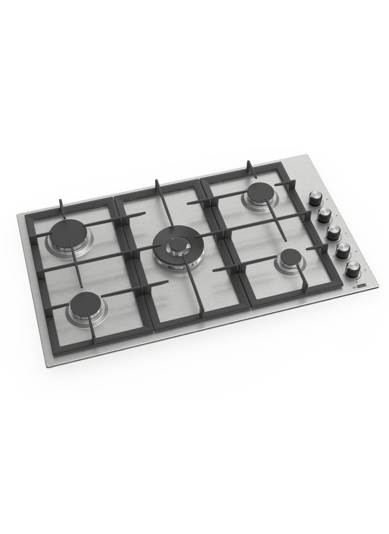 GL General General GL 5 Burners Side keys Built in Cooker, 90x51cm, Wide Stand, heavy Duty, Easy to Clean, Auto Burn, total Safety  - Image 2