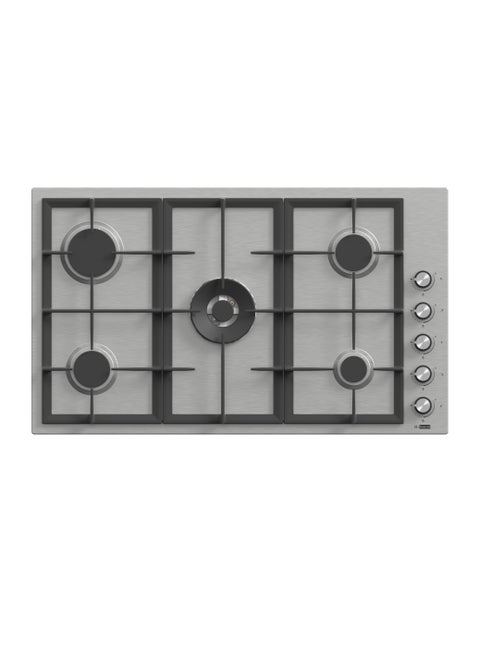 General GL 5 Burners Side keys Built in Cooker, 90x51cm, Wide Stand, heavy Duty, Easy to Clean, Auto Burn, total Safety