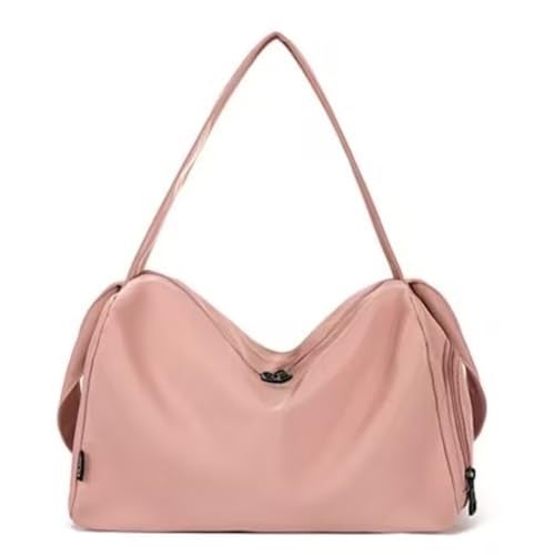 Xiaocao8 Travel Duffle Bags for Women Men Waterproof Weekender Overnight Bag with Shoe Compartment Mujer Lightweight Gym Bag Pink - Image 1