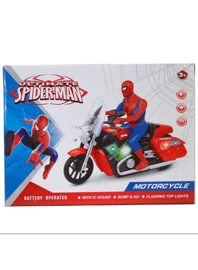 SPIDERMAN Spider-Man battery-powered motorbike toy, for children aged 3 and over - Image 1
