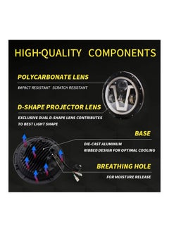 NIBEMINENT 500W Round LED Car Headlight  - Image 3