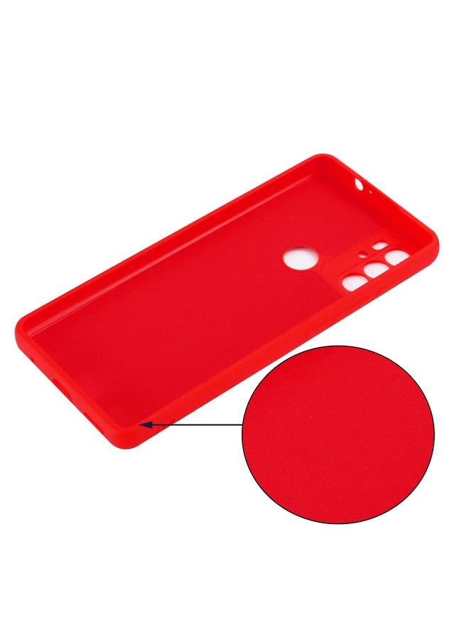 S-TOP Case For Motorola Moto G60S Pure Color Liquid Silicone Shockproof Full Coverage Phone Case - Image 4