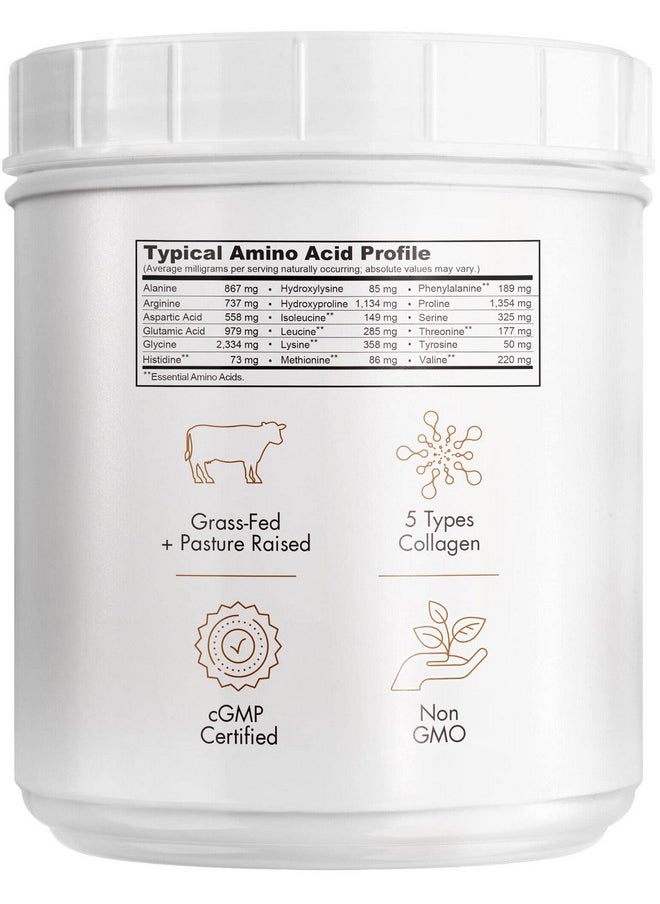 Codeage Multi Collagen Chocolate Protein Powder Hydrolyzed Collagen Peptides 5 Collagen Types Collagen Creamer Protein Shakes Mct Oil Hair Skin Nails Joints Grassfed Nongmo 18.17 Oz  - Image 4